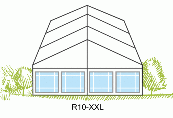 Tält R10-XXL 10x15m