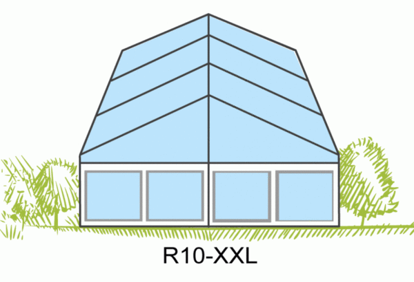 Tält R10-XXL Transparent